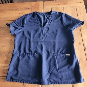 FIGS XL Navy scrub top
